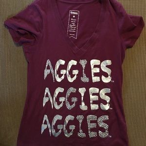 Women’s Texas A&M Top by Campus Couture size M